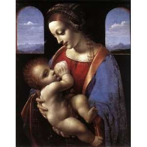   , painting name Madonna Litta, By Leonardo da Vinci