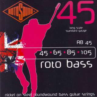 ROTOSOUND RB45 NICKEL BASS STRINGS   45 105  