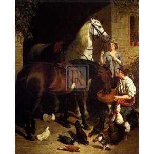  Stable Courtyard Poster Print