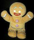 Ty Shrek the Halls Gingy Plush Toy Beanie Baby Gingerbread Man 8 Free 