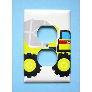  Tonka CEMENT Truck OUTLET switch plate switchplate 