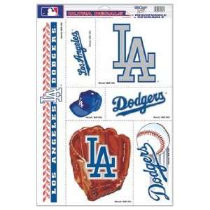 Los Angeles Dodgers Static Cling Decal Sheet *SALE*:  