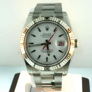 Rolex Oyster Perpetual Datejust Turn O Graph 36mm Stainless NEW $7,650 