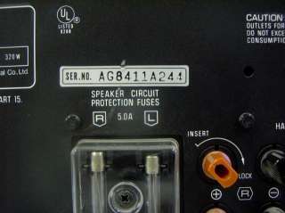 Technics Panasonic SA 500 AM FM Stereo Receiver  