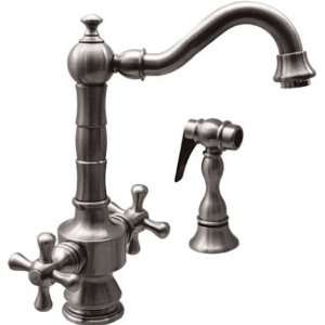 Whitehaus WHKSDTCR3 8204 ABRAS Dual Handle Vintage Iii Kitchen Faucets 
