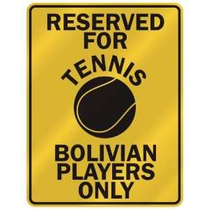   BOLIVIAN PLAYERS ONLY  PARKING SIGN COUNTRY BOLIVIA