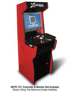Red Xtension Arcade Cabinet fits X Arcade Tankstick  