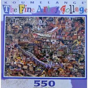  Fine Art of Collage 550pc. Puzzle The Improper City Toys & Games