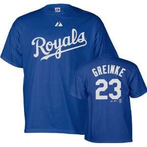 Zack Greinke Majestic Replica Name and Number Kansas City Royals 