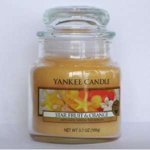   Star Fruit & Orange   3.7 Oz Small Jar Yankee Candle