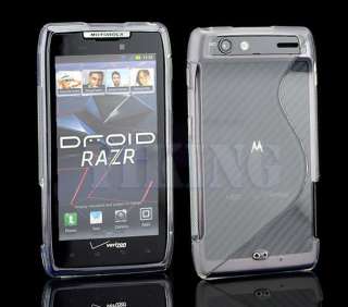   line TPU Case Cover for Motorola Droid Razr Verizon XT910  