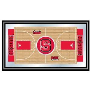  NCAA North Carolina State Basketball Framed Full Court 