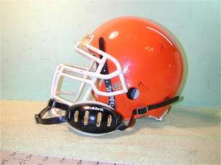 Riddell adult football Helmet Orange XL with full face guard  