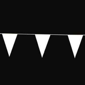  36 Ft White Pennant Banner Flags Party Event