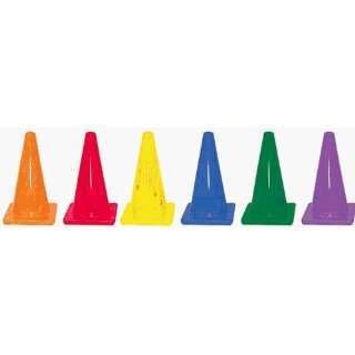   Cones   12 Colored Game Cones   Set Of 6  Sports