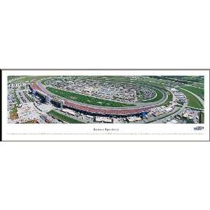 Kansas Speedway NASCAR Track Panorama Framed Print 