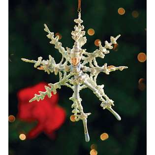   Snowflake Fairy Christmas Ornament  Seasonal Christmas Ornaments
