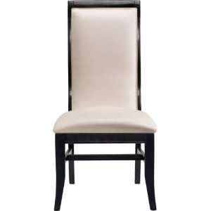 Studio One Black Upholstered Side Chair:  Home & Kitchen