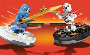 Lego Ninjago Spinners! COLE, ZANE, KRAZI, BONEZAI, CHOPOV, SENSEI WU 