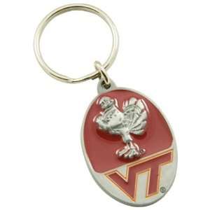   College Team Logo Key Ring   Virginia Tech Hokies