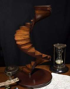 Spiral Stairs Architectural 3D Wooden Model 15 Staircase Authentic 