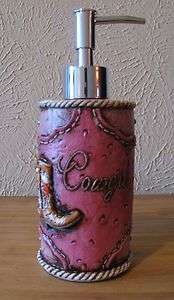Western Cowgirl Liquid Soap Dispenser  