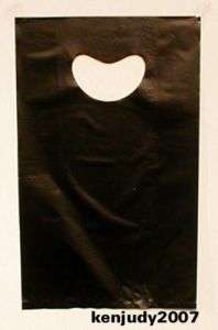 Merchandise Gift Bags High Density black Retail Bag 100  