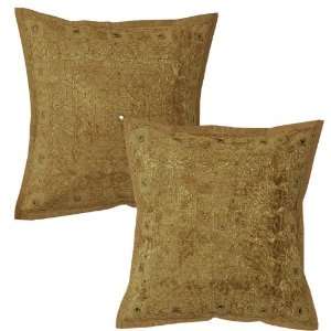  Delightful Hand Embroidered Pretty Cushion Cover Set with 
