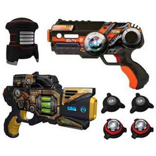   Light Strike Guns 2 Pistols 5 Target Set Electronic Toy Game  