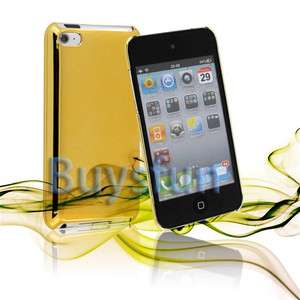 Gold Chrome Mirror Metallic Hard Cover Case For Apple iPod Touch 4 4G