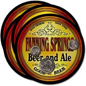 Fanning Springs, FL Beer & Ale Coasters   4pk