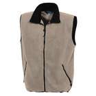 Tri Mountain Mens Heavyweight Full Zip Panda Fleece Vest, NAVY / NAVY 