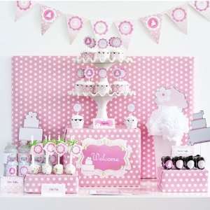  Pink Cake Themed Party Kit: Health & Personal Care