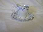 remington blue dawn by red sea cup saucer fine china