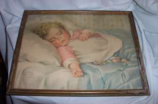  Muller Just a Little Dream Baby Infant Framed Color Print  