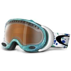Oakley A Frame Mens Snowboard Goggles   Wintermint Splatter Frame 