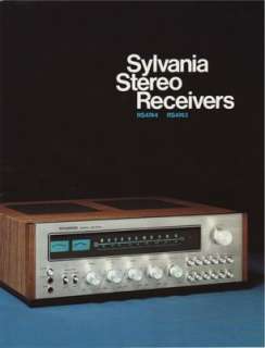 Sylvania Stereo Receivers RS 4743, RS 4744 Brochure  