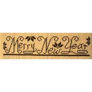  Merry New Year   Cross Stitch Pattern Arts, Crafts 