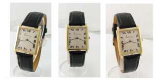 Mint 18k Gold Chopard Kutchinsky Gents Tanq Watch 1980  