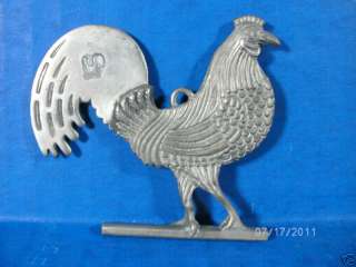 Reed And Barton Pewter Rooster Weathervane Ornament  