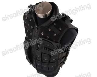 Airsoft Wargame Tactical Combat Assault Vest Black A  