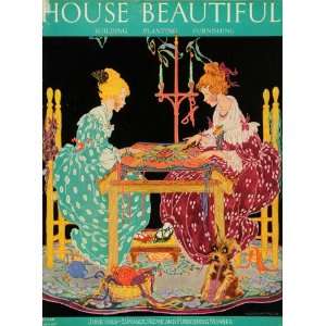  1929 Cover House Beautiful Embroidery Needlework 