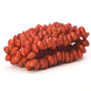  Rainforest red acai seed bead natural organic bracelet by 