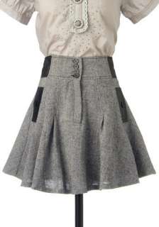 Friend in Tweed Skirt  Mod Retro Vintage Skirts  ModCloth