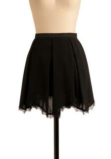 Often Onyx Skirt  Mod Retro Vintage Skirts  ModCloth
