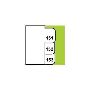  Side Number Tabs   Set of 151 175: Office Products
