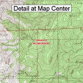  USGS Topographic Quadrangle Map   Ellsworth, Nevada 