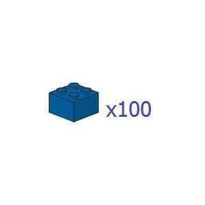 100x LEGO® Blue 2x2 Bricks  Toys & Games  