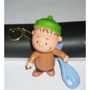   Brown Christmas   LINUS VAN PELT Keychain w Blanket: Toys & Games