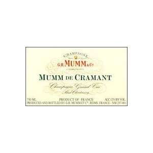  G. H. Mumm & Cie Champagne Blanc De Blancs De Cramant 
